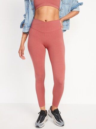 Extra High-Waisted PowerChill Crossover 7/8-Length Leggings for Women | Old Navy (US)