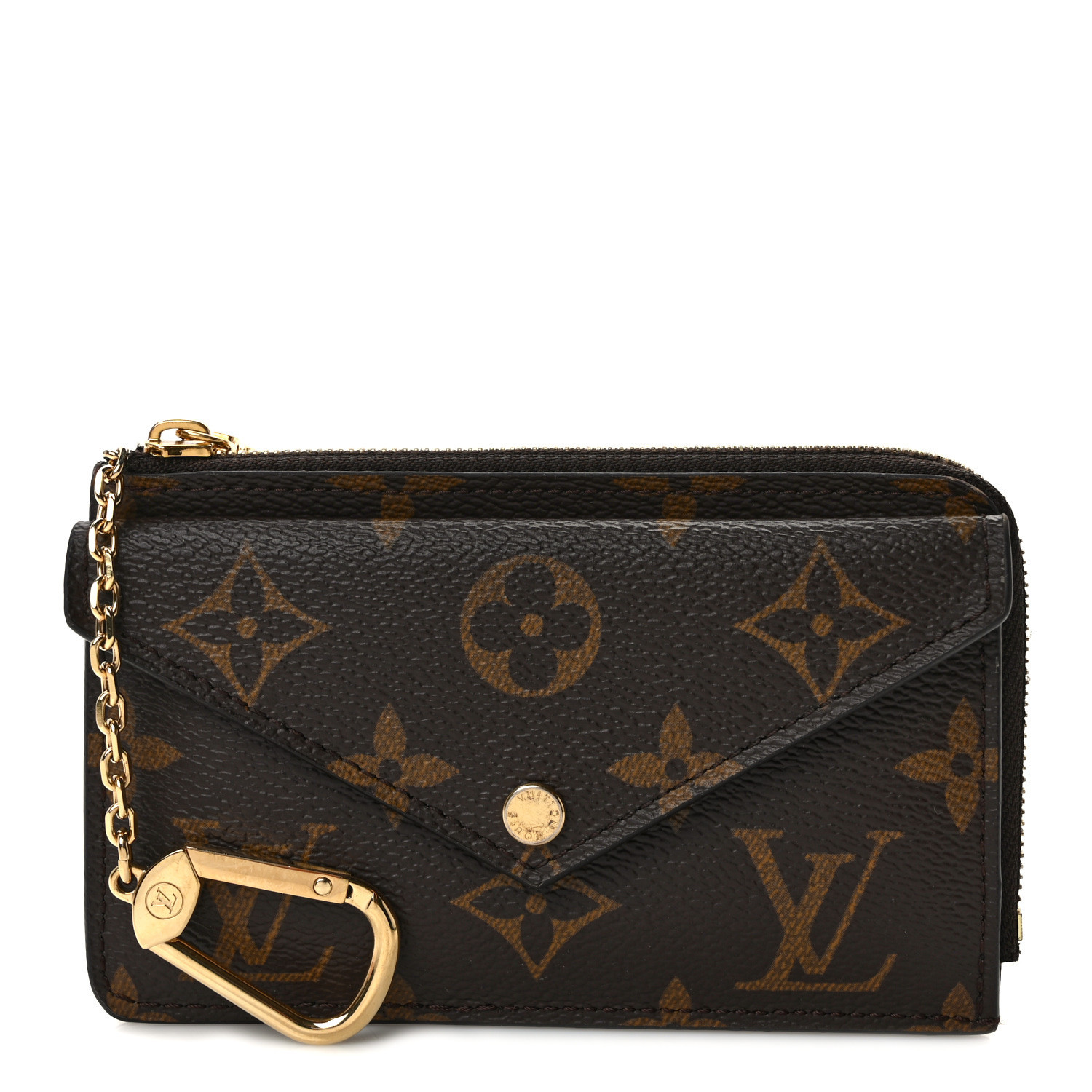 Monogram Recto Verso Card Holder Black | FASHIONPHILE (US)