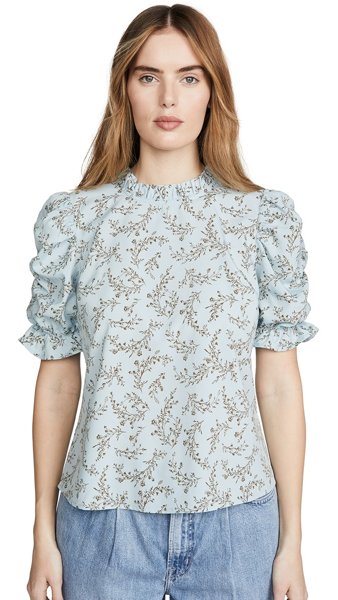 Ruched Sleeve Top | Shopbop