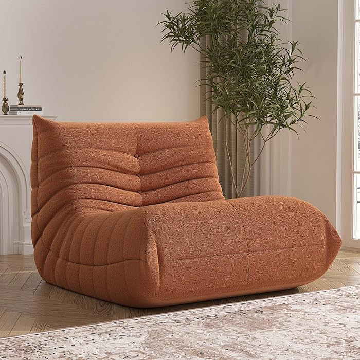 Bean Bag Chair, Fireside Chair Bean Bag Sofa Large Bean Bag Chair for Adults, Bean Bag Chairs for... | Amazon (US)