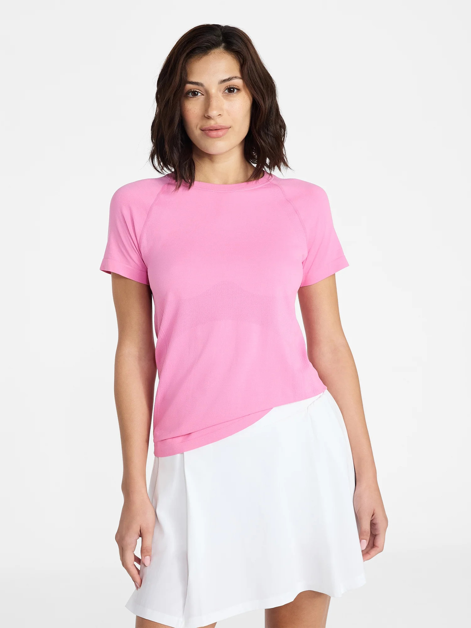Avia Women's Seamless Tee with Short Sleeves, Sizes XS-XXXL | Walmart (US)