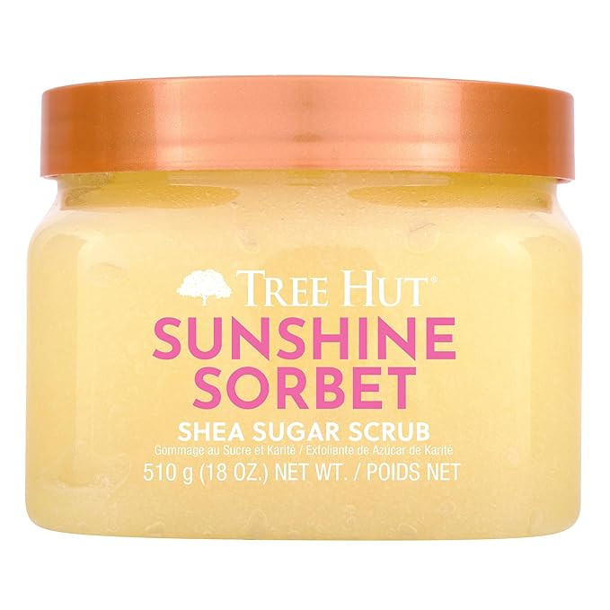 Tree Hut Sunshine Sorbet Shea Sugar Scrub, Exfoliating Body Scrub Removes Dead, Dry Skin for a So... | Amazon (US)