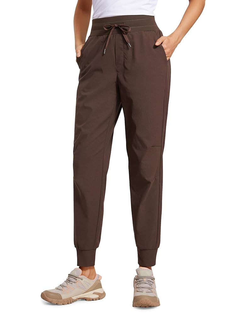 CRZ YOGA Athletic High Waisted Joggers for Women 27.5" - Lightweight Workout Travel Casual Outdoo... | Amazon (US)