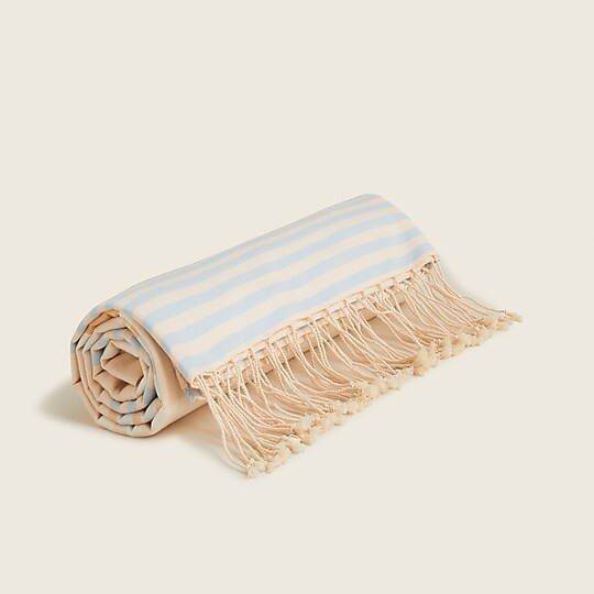 Striped lightweight beach towel | J. Crew US