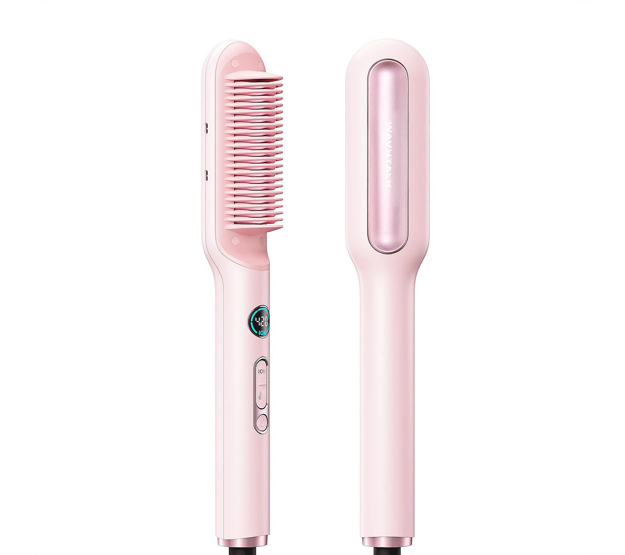 Wavytalk Sleek Sweep Ionic Straightener Brush | QVC