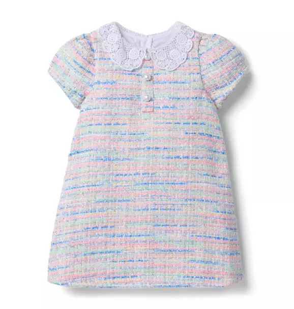 The Petal Collar Tweed Dress | Janie and Jack