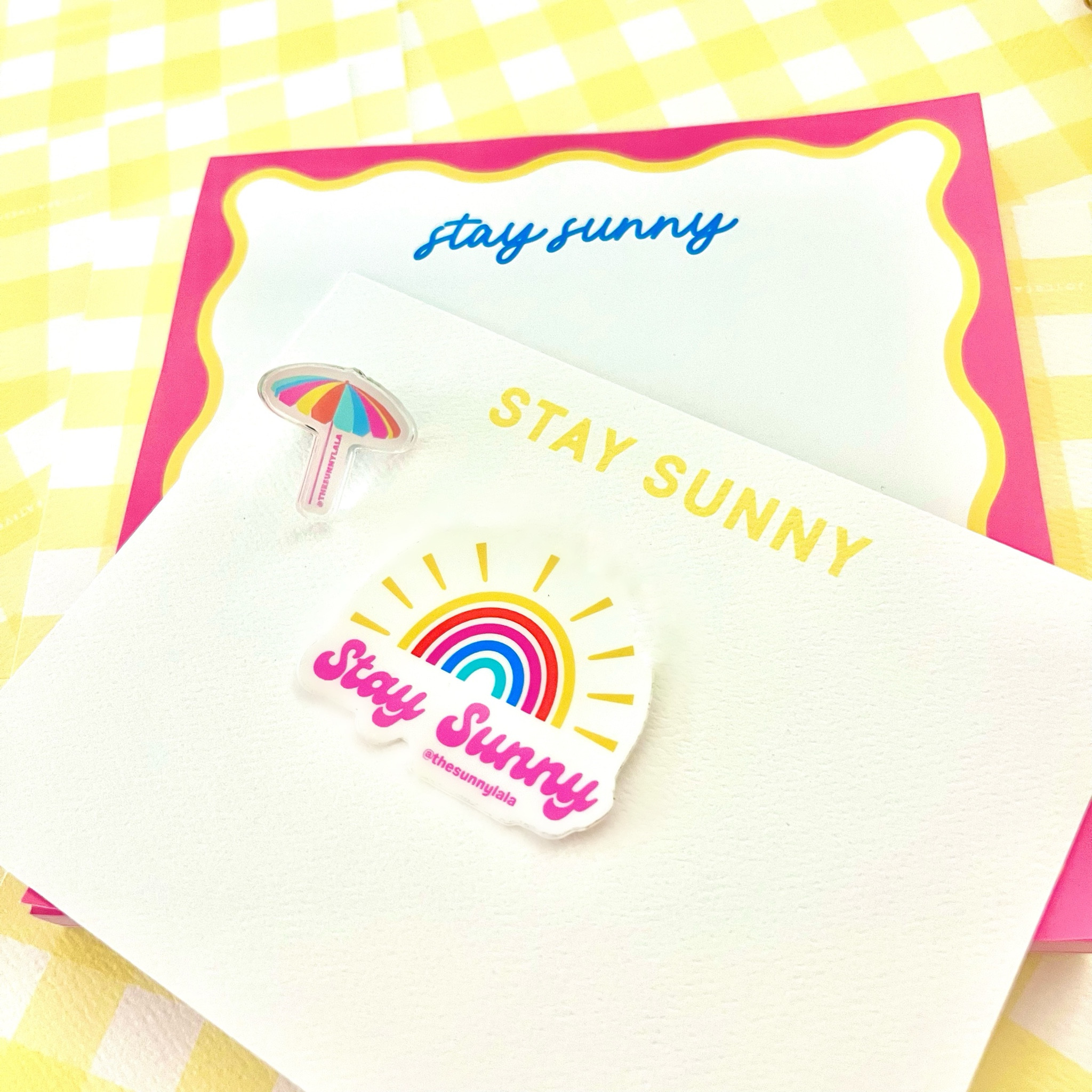 Stay Sunny ☀️
… featuring 2 of my fave paper goods from Joy Creative Shop,
customized with The Sunny La La love!

Use code NICOLE10 on your orders from Joy Creative Shop to enjoy 10% off!



#LTKHome #LTKSeasonal #LTKFamily