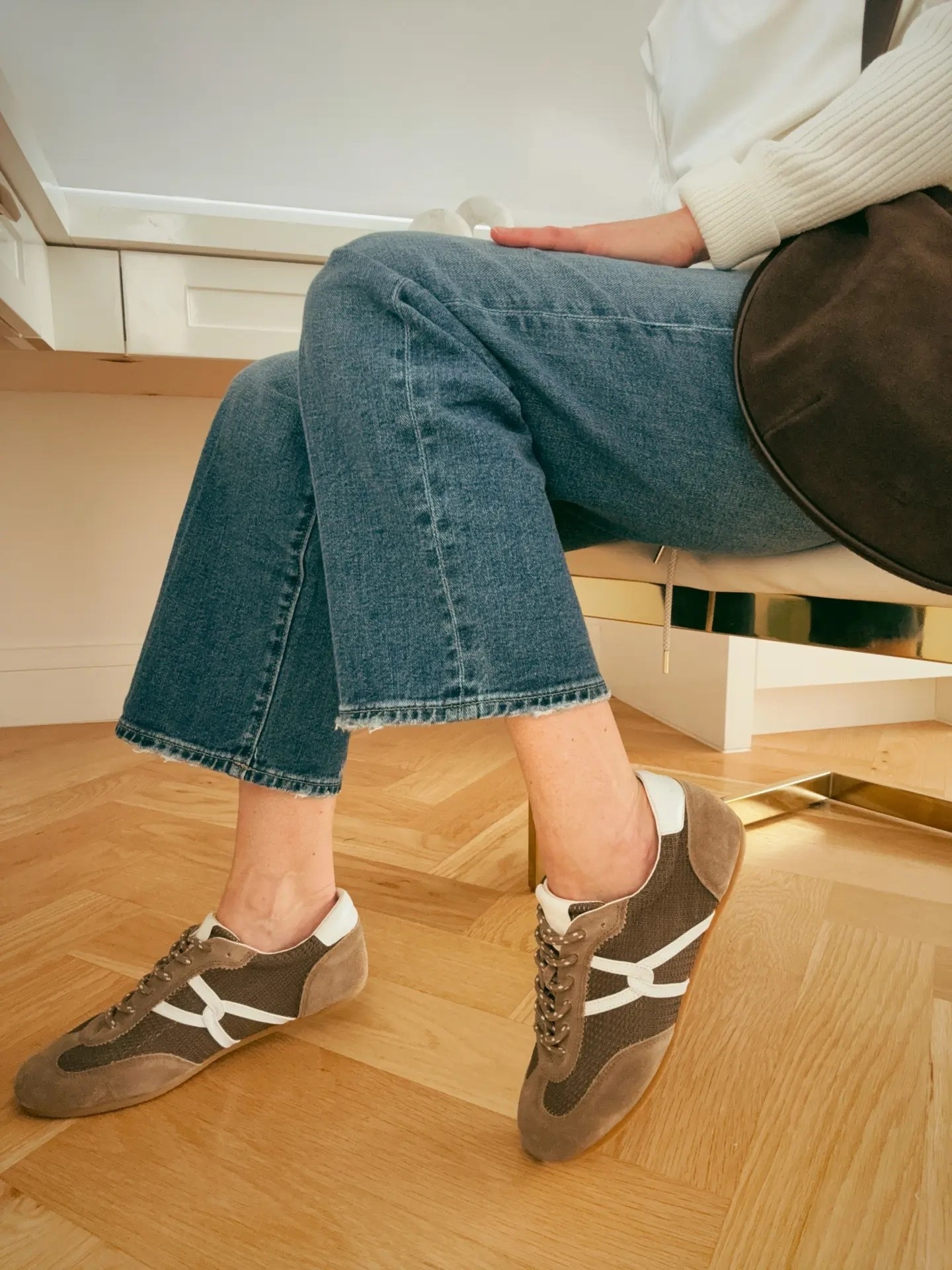 These are so perfect for spring into summer because they are lightweight, slip-on (no lacing up needed), and they have mesh panels so you can easily wear them without socks and be comfortable. I love this color too. It’s called, “bark.”

These run true to size, but narrow. I do not suggest trying these if you have wider feet.

#LTKSeasonal #LTKOver40