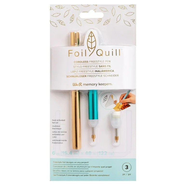 We R Memory Keepers Foil Quill Cordless Freestyle Pen-3 Pieces | Walmart (US)