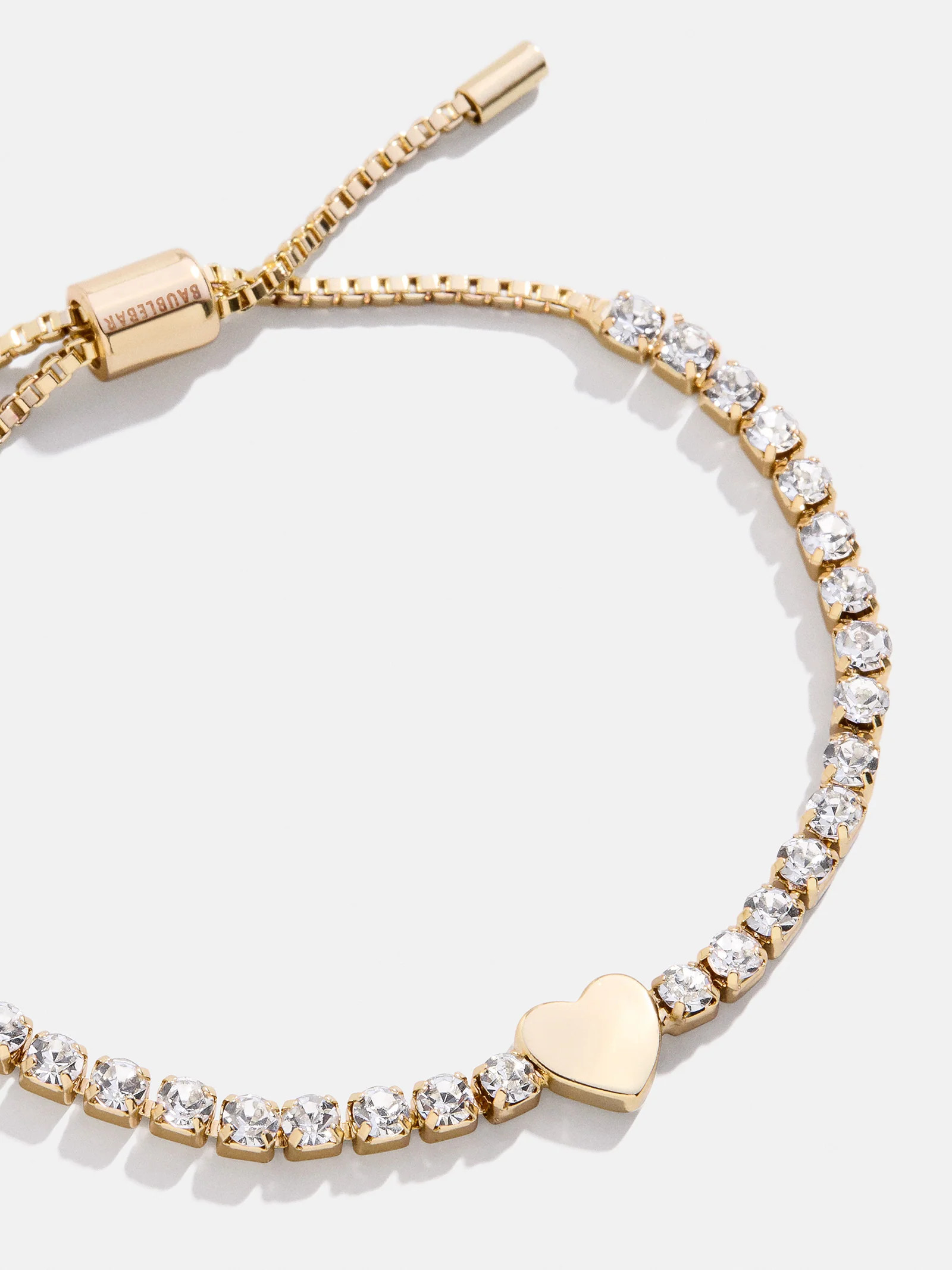Lyanna Heart Tennis Bracelet - Lyanna Tennis Heart | BaubleBar (US)