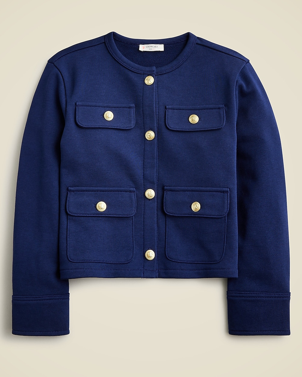 Girls' french terry lady jacket | J. Crew US