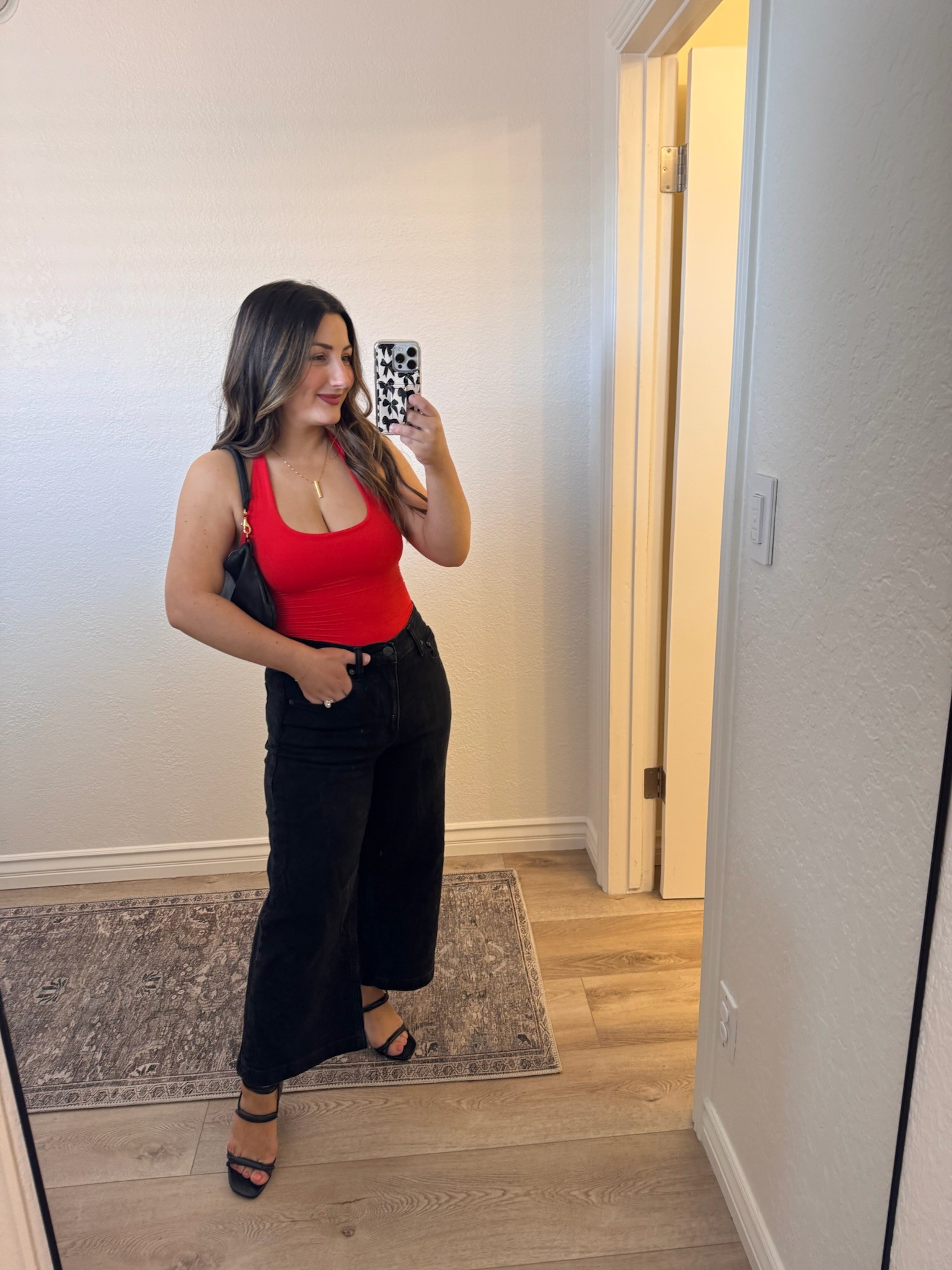 Cute top and jeans!

Top size small 
Black jeans size 29 petite

5'0" 140lbs 

Date night outfit 
Dinner outfit 
Vegas outfit 
Concert outfit 
Petite fashion 
Amazon finds 

#LTKFindsUnder50 #LTKStyleTip #LTKPetite