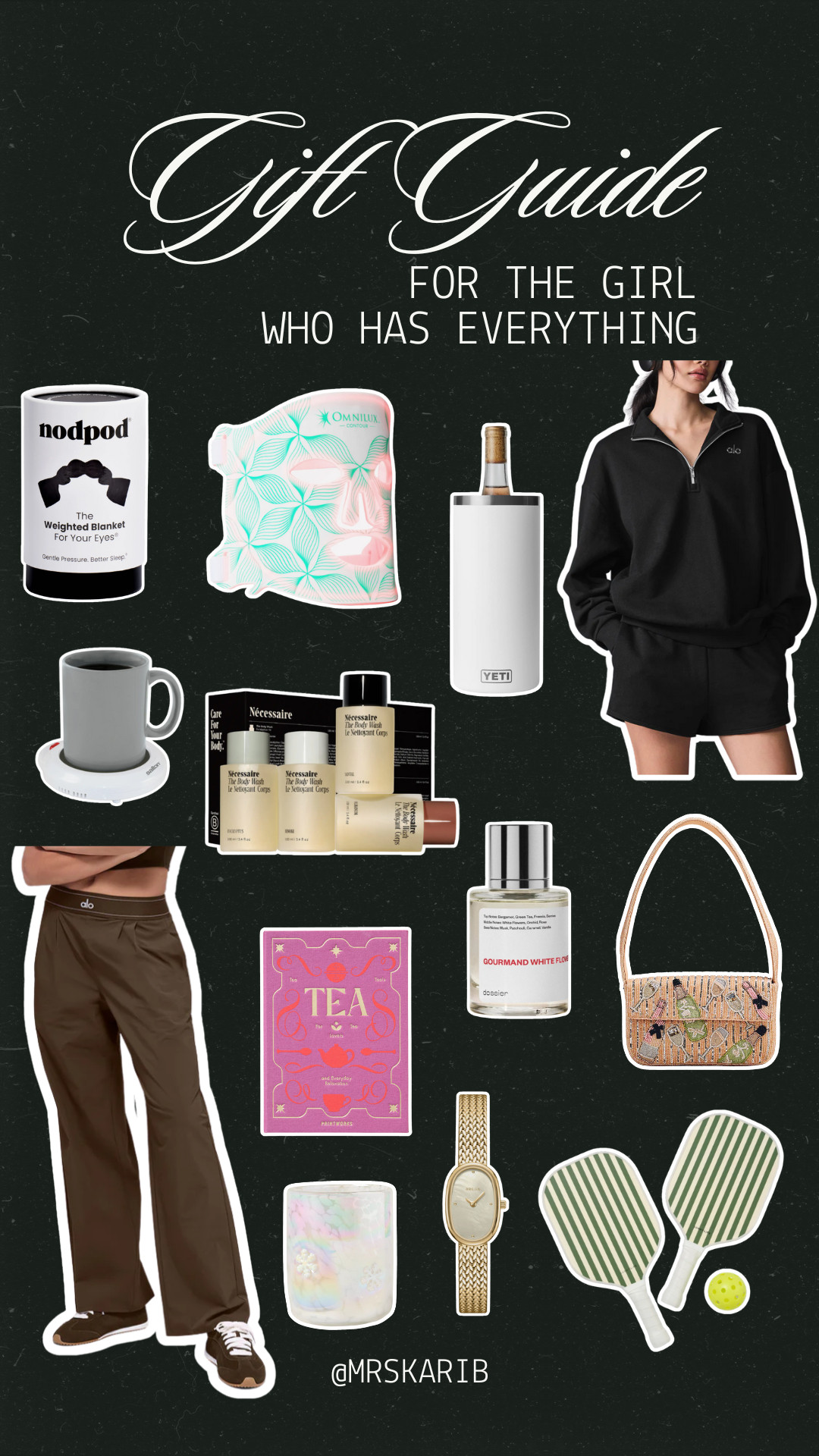 Gift guide for the girl who has everything!

Gift guide, christmas, holiday gifts, christmas gifts, gift ideas, gifts for her, alo, anthropologie, trendy gifts, chic gifts, holiday

#LTKGiftGuide #LTKHoliday #LTKSeasonal