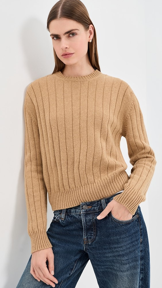 The Rooney Rib Crewneck Pullover | Shopbop