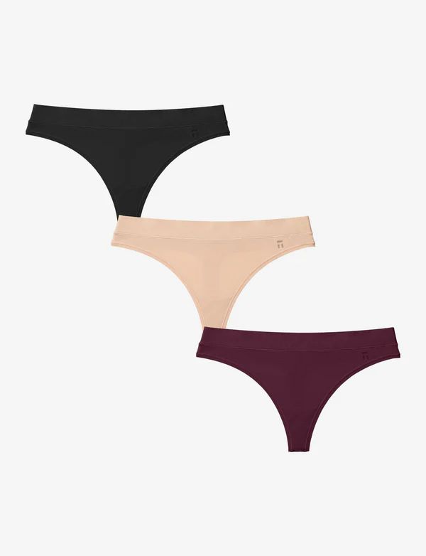 Women's Second Skin Thong 3 Pack | Tommy John
