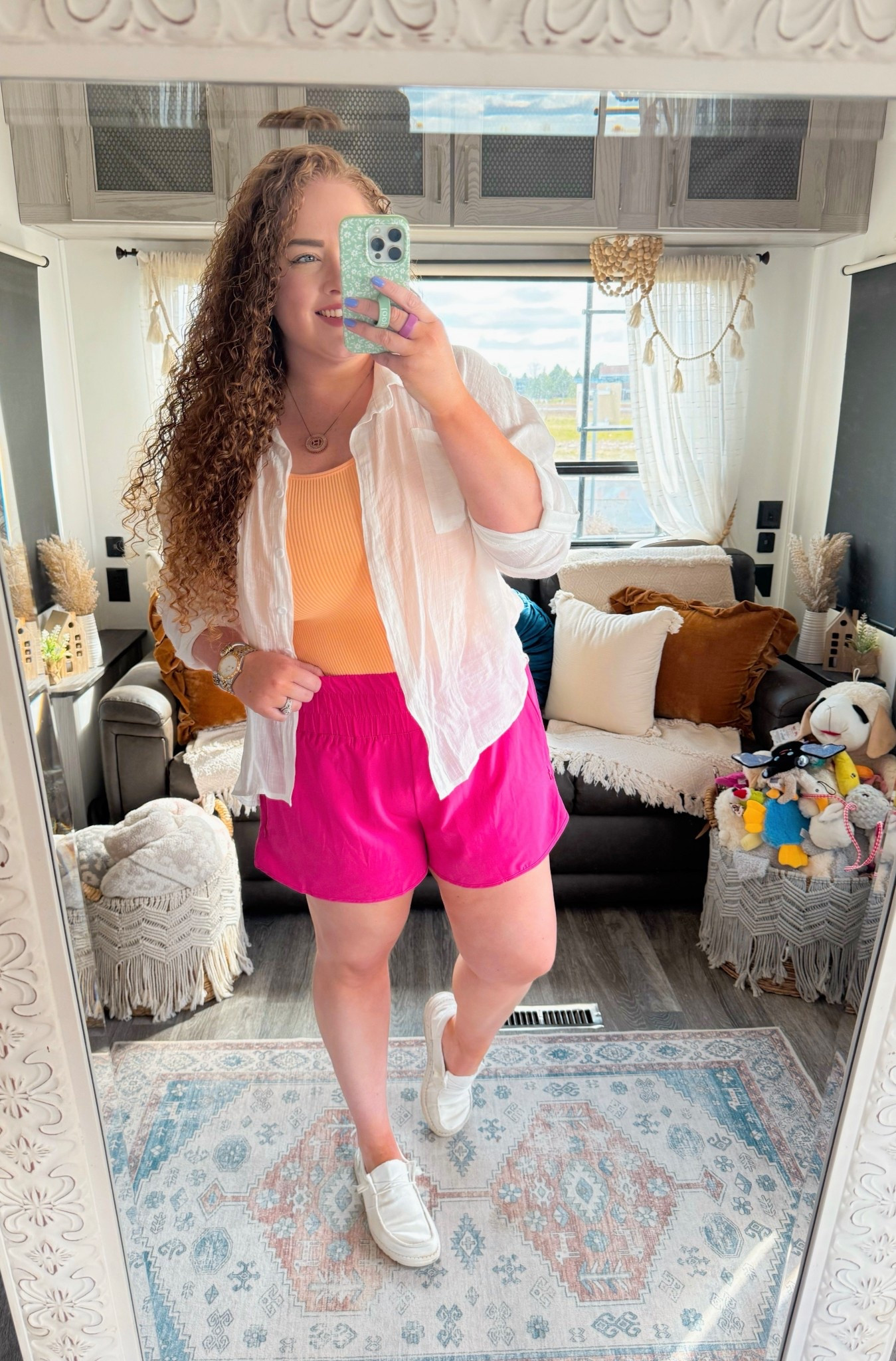 This tank + shorts combo tho 🤩💖orange tank top | orange sports tank | amazon tank top | amazon orange tank top | amazon free people dupe | amazon free people shorts dupe | shorts | amazon shorts | amazon pink shorts | amazon athletic shorts | free people shorts dupe | amazon free people shorts dupe | hey dudes | white hey dudes | Amazon athletic outfit | amazon athletic finds | amazon outfit | amazon gym | amazon finds | amazon must haves | amazon spring outfit | amazon spring fashion | amazon spring look 

#LTKMidsize #LTKSaleAlert #LTKStyleTip