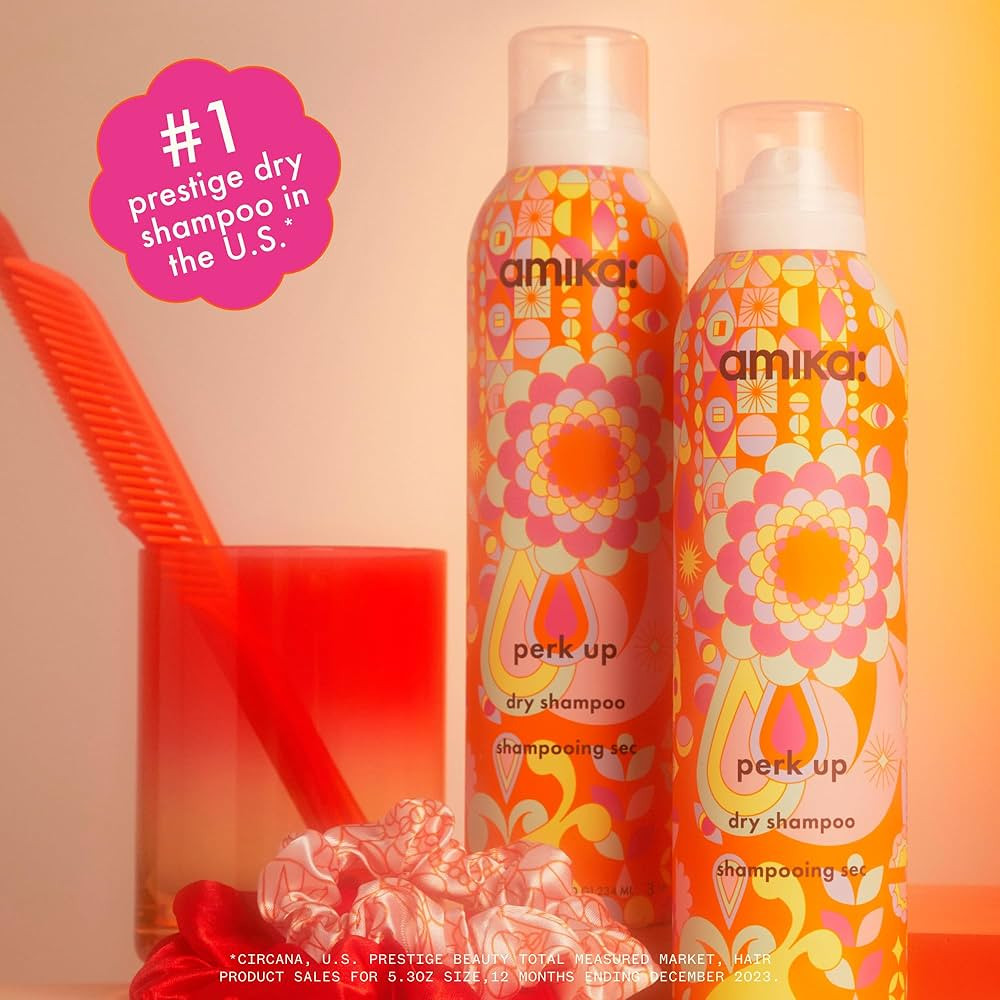 amika perk up talc-free dry shampoo | refreshes roots with a voluminous \u2018oomph\u2019 between... | Amazon (US)