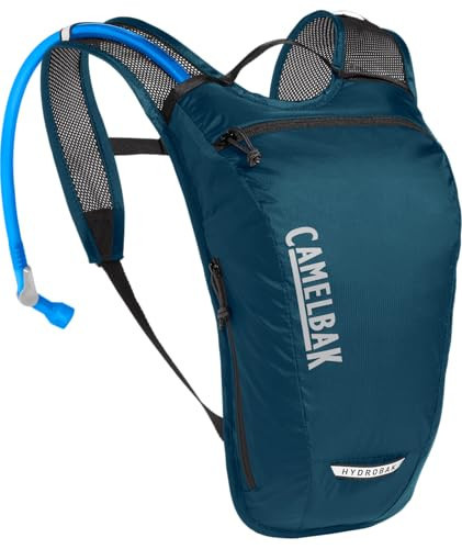CamelBak HydroBak Light Bike Hydration Backpack, Ultra‑Light Low‑Profile Design with 50oz Crux Reservoir, Gibraltar Navy/Black | Amazon (US)