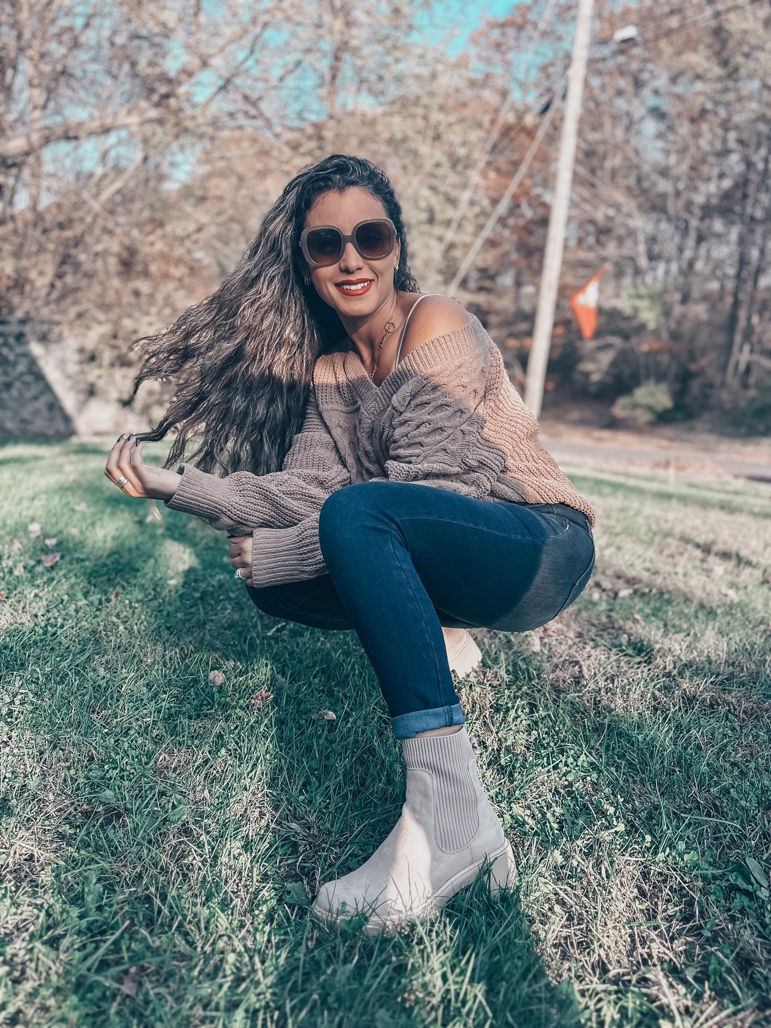 Here with another #WalmartFind 🤩 I’ve been obsessing over #ChelseaBoots & this one is cute, comfortable and AFFORDABLE! Loving it! #FallWear #FallLook #FallStyle #OOTD #FallFashion #LTKFall #FallLookOfTheDay #SweaterWeather #Boots #BootSeason 

#LTKfindsunder50 #LTKSeasonal #LTKstyletip