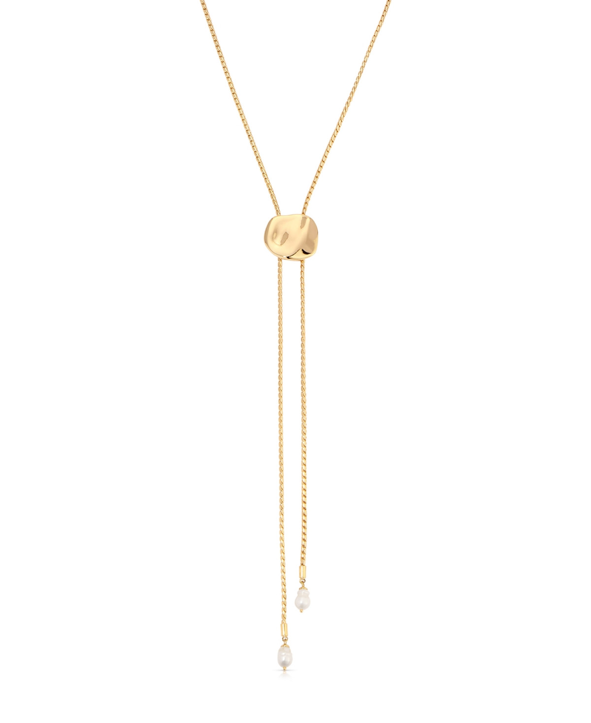 Ettika Liquid Lux Bolo Necklace - Gold | Macy's