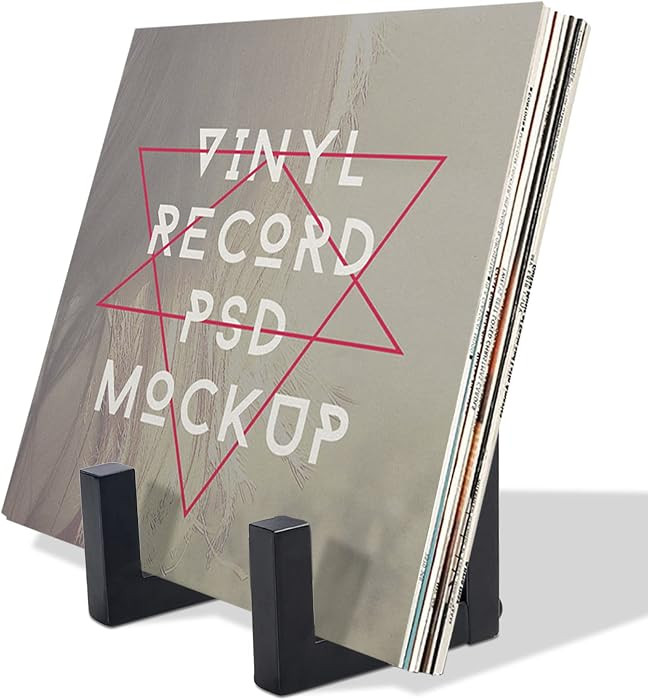 Vinyl Record Storage Holder, Black Lp Record Holder,Metal Album Storage for Vinyl Records | Amazon (US)