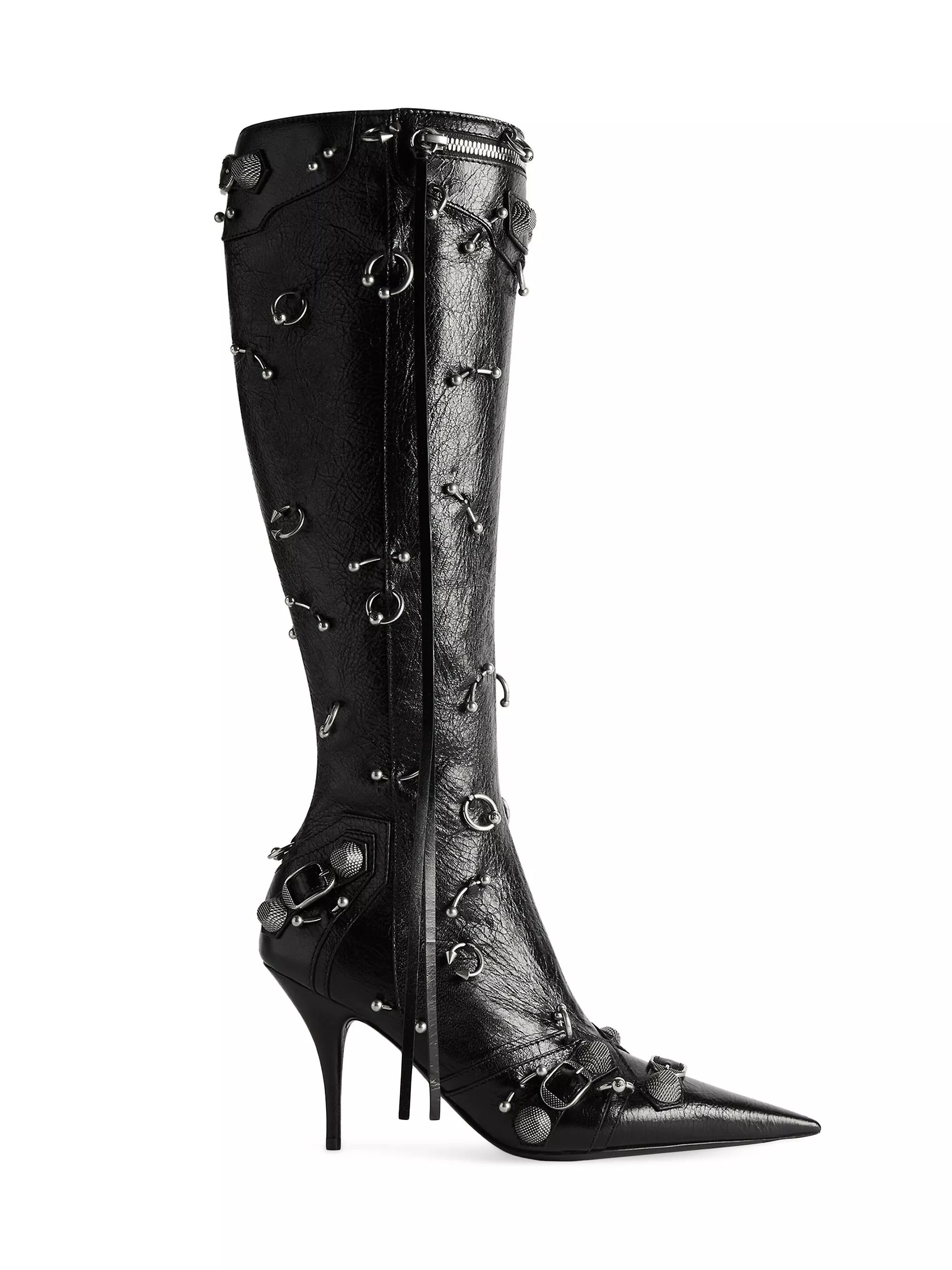 Cagole 90mm Boots With Piercings | Saks Fifth Avenue