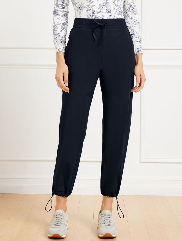 Woven Barrel Leg Dance Pants | Talbots