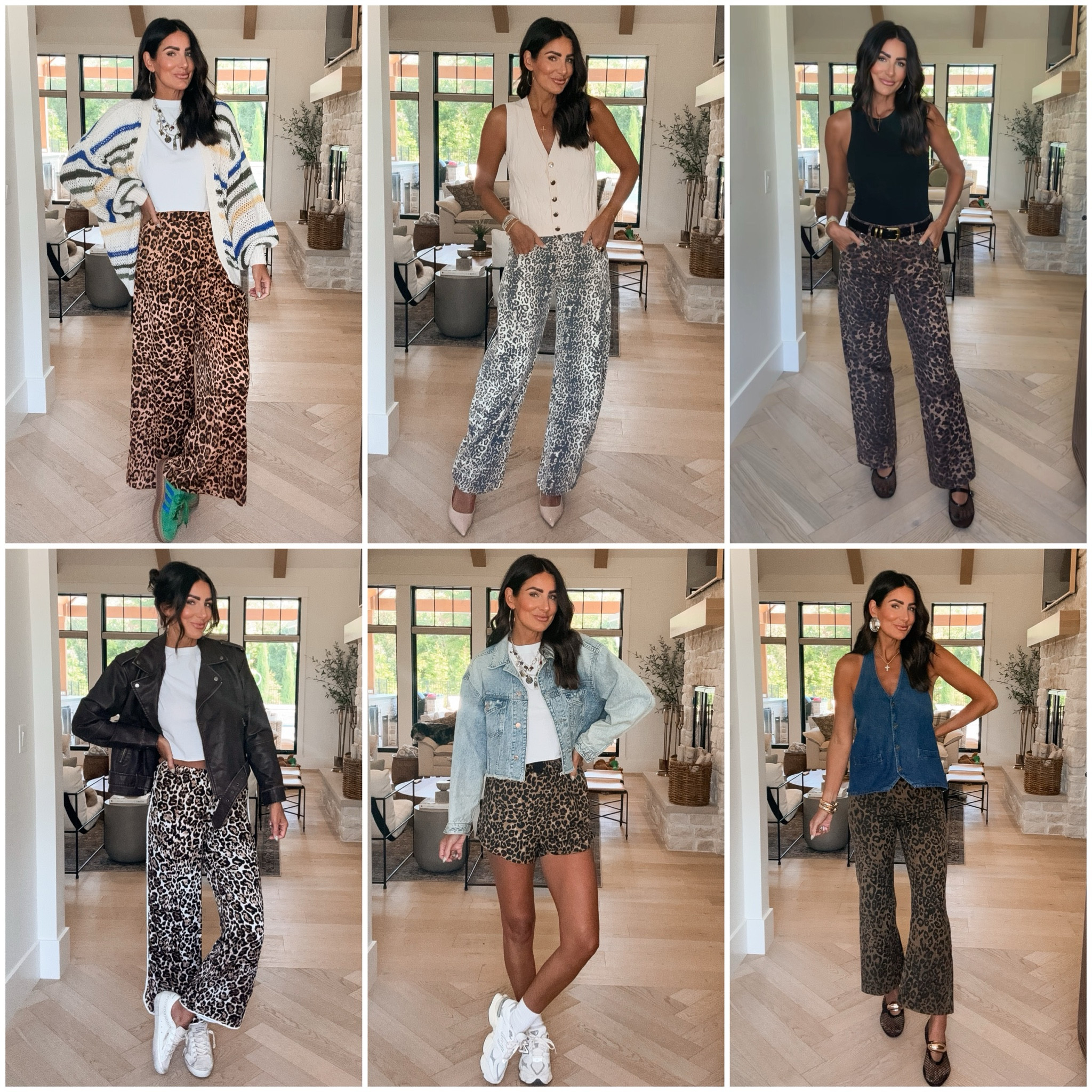 Leopard pants | how to style leopard pants 
Top left: size small
Top middle: 27
Top right: 27L
Bottom left: small 
Bottom middle: medium 
Bottom right: medium (I prob need a large they run small) 

#LTKFindsUnder100 #LTKStyleTip #LTKFindsUnder50