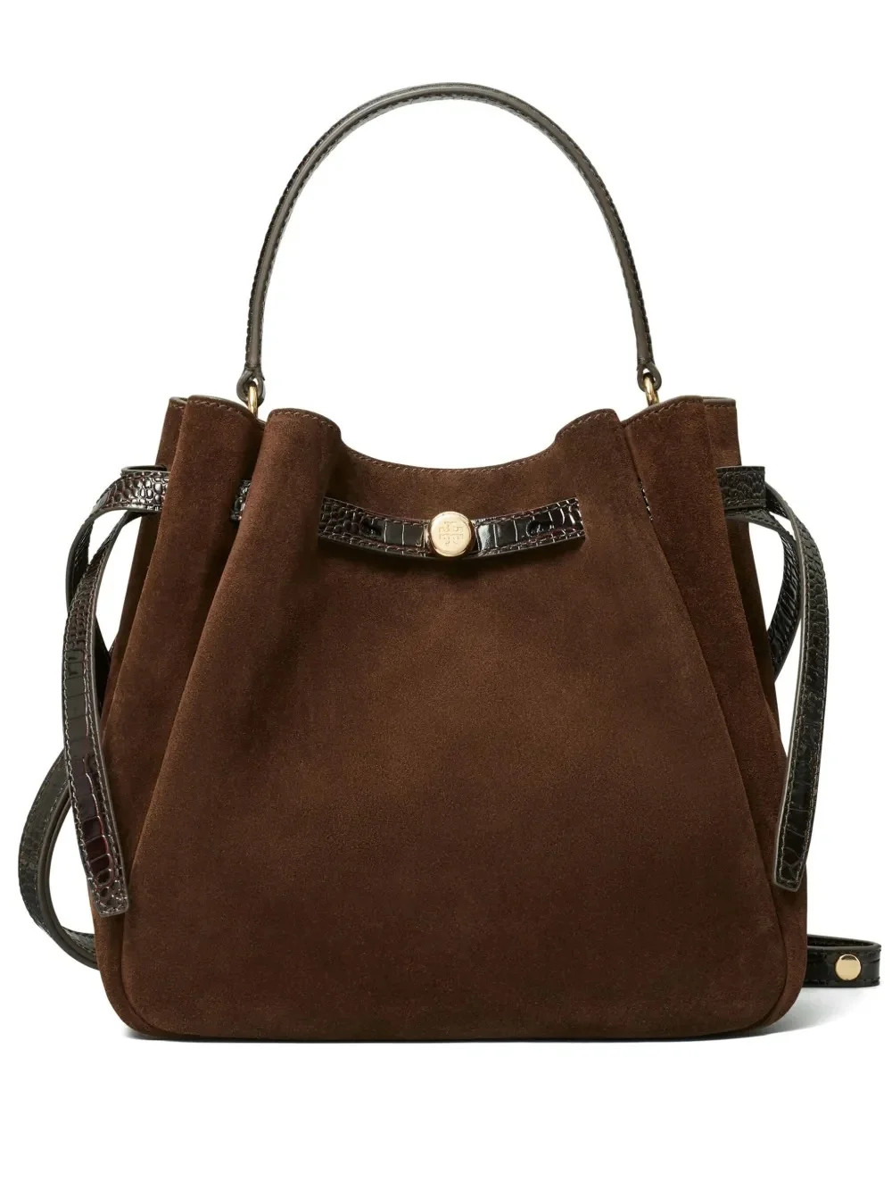 TORY BURCH - Women Romy Suede Bucket Bag | Shop.com