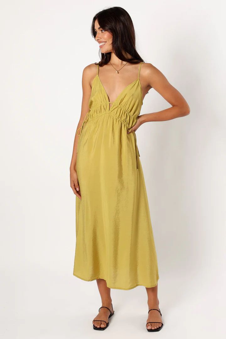 Layton Midi Dress - Olive | Petal & Pup (US)