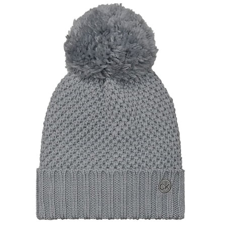 Calvin Klein Women s Basket Stitch Hat Heathered Mid Grey One Size | Walmart (US)