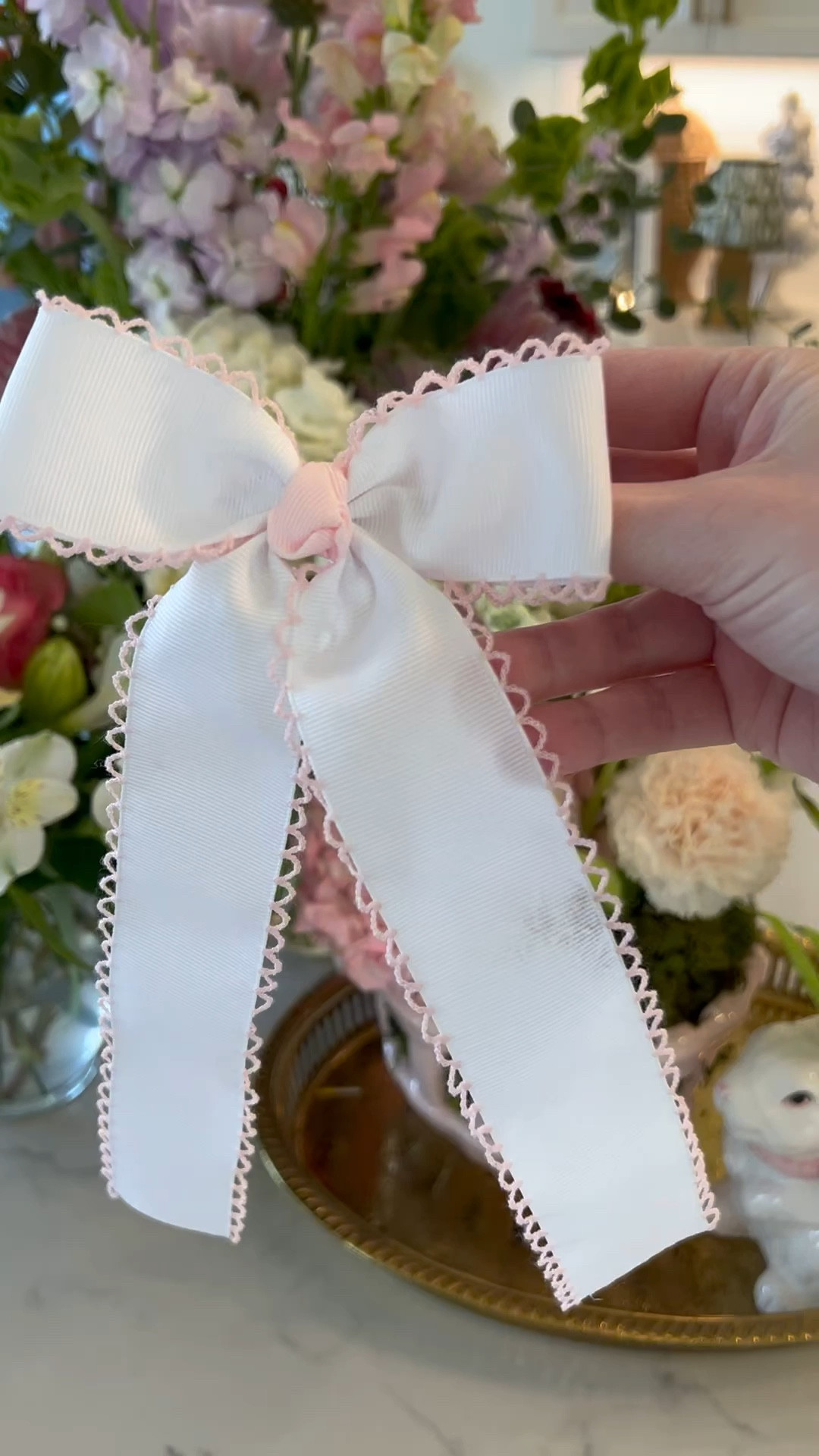 Hair bows available at Dillard’s for The Broke Brooke for Edgehill Collection! 

Shoes run true to size! 
Sponges to clean hair bows! 