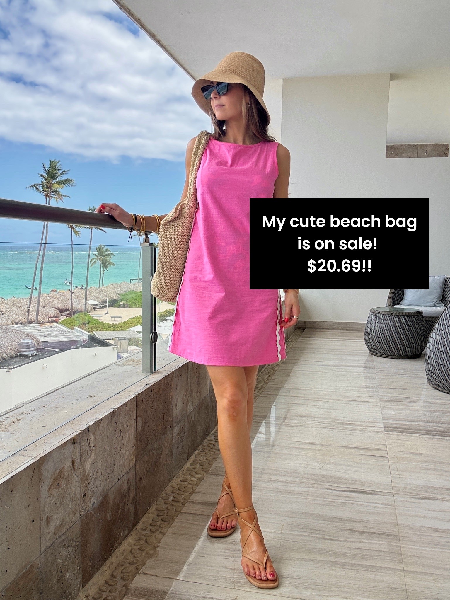 My cute beach bag on sale today for $20.69!