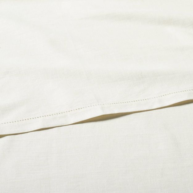 Linen Blend Sheet Set Sour Cream - Hearth & Hand™ with Magnolia | Target