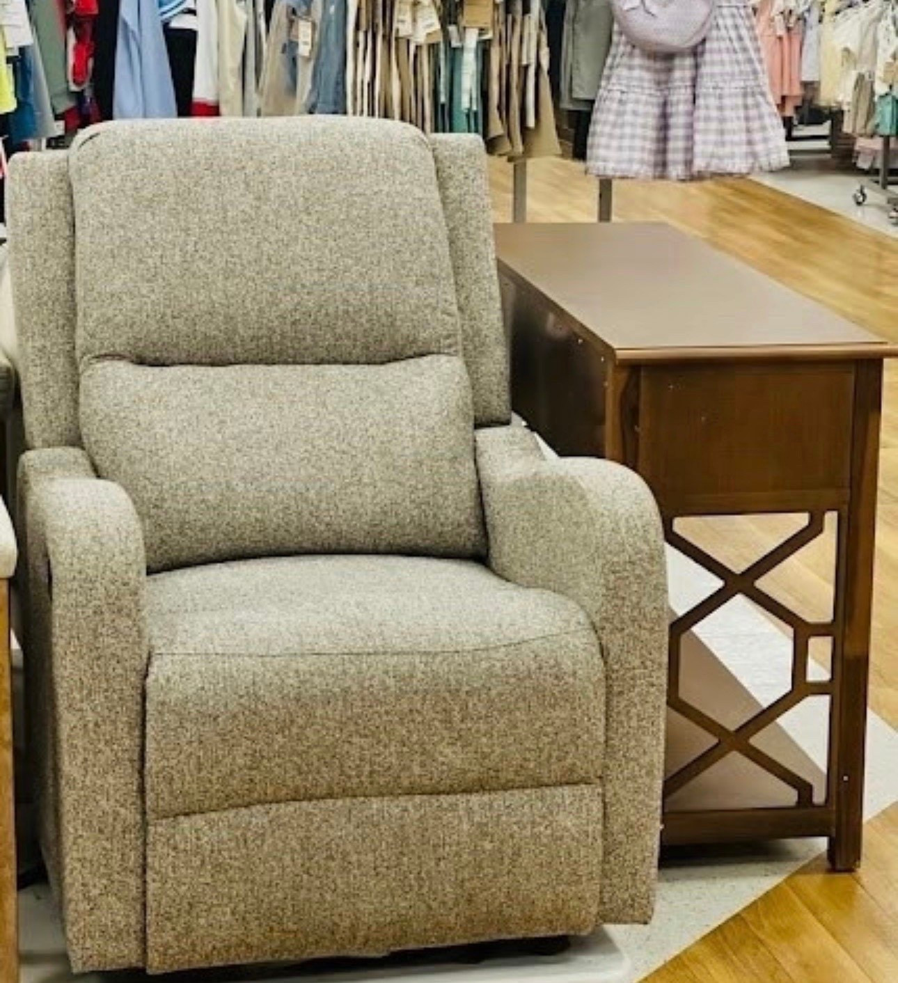 Who says recliners can't be chic? ✨ This oatmeal-colored textured chair is proof you don’t have to sacrifice style for comfort. The perfect spot for morning coffee or a late-night read.

#LTKHome

#LTKHome