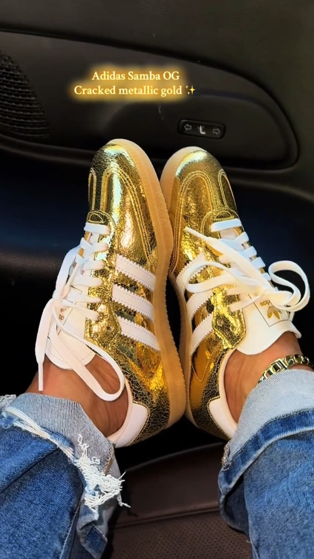 adidas Samba OG Gold I Cracked Leather (run big size 1/2 size down )


#LTKdayinmylife #LTKU #LTKootd
