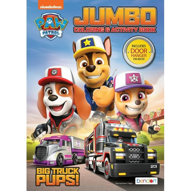 PAW Patrol Jumbo Coloring Book, 80 Pages | Walmart (US)