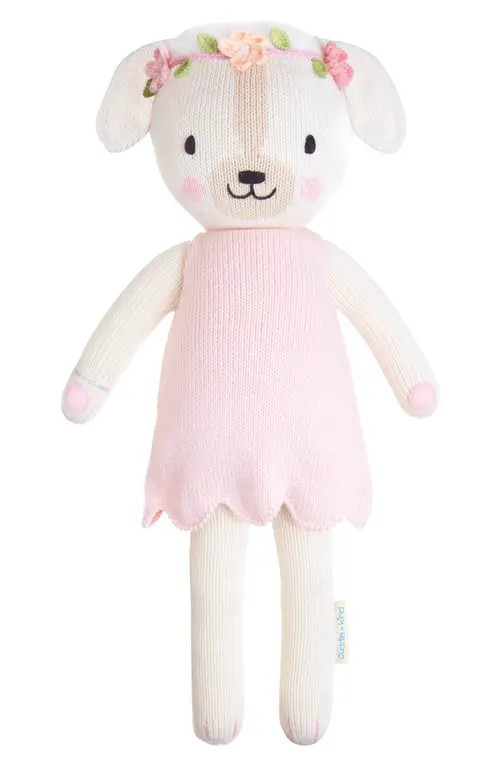 cuddle+kind cuddle + kind Dog Stuffed Animal in Pink at Nordstrom, Size Regular | Nordstrom