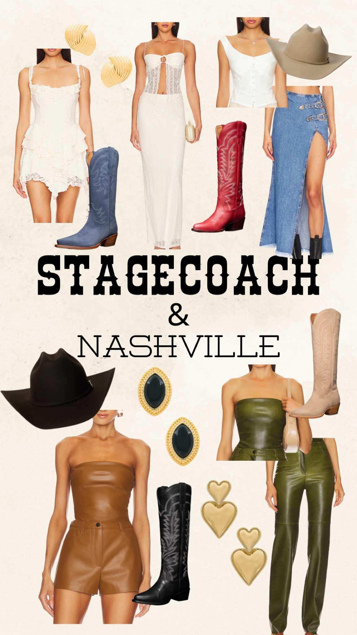 Let’s get western up in here !!! Cowboy hats are from Stetson !!! #stagecoach #western #nashville #inspo 

#LTKstyletip #LTKFestival #LTKSeasonal