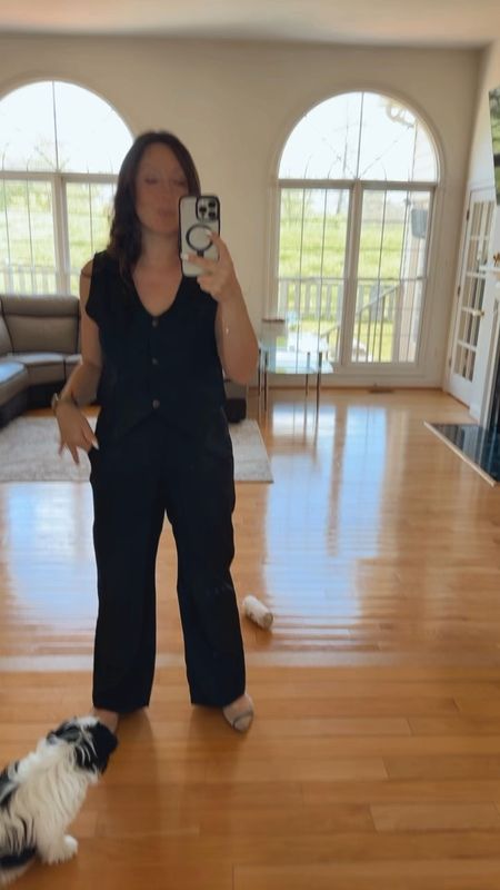 Perfect summer best set from Amazon for business casual or for a happy hour date! 100% cotton suit! 
Found on Amazon 

#LTKparties #LTKfindsunder50 #LTKover40