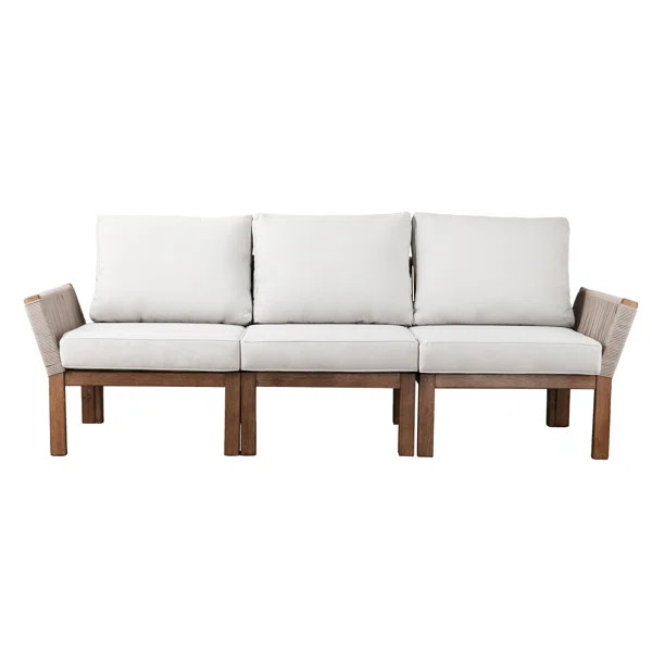 Brendina Patio Sofa with Cushions | Wayfair North America