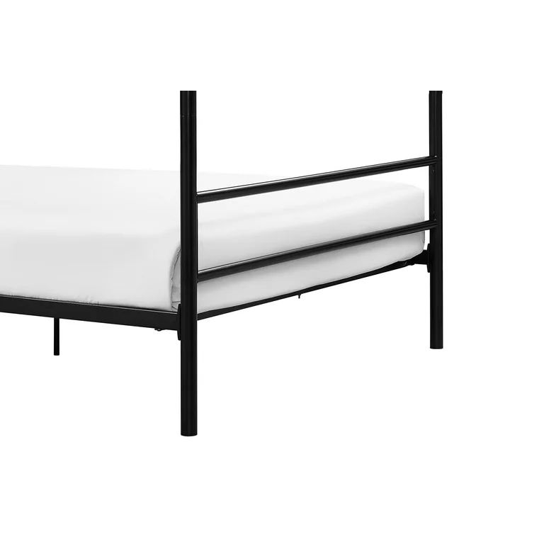Mainstays Metal Canopy Bed, Queen, Black | Walmart (US)