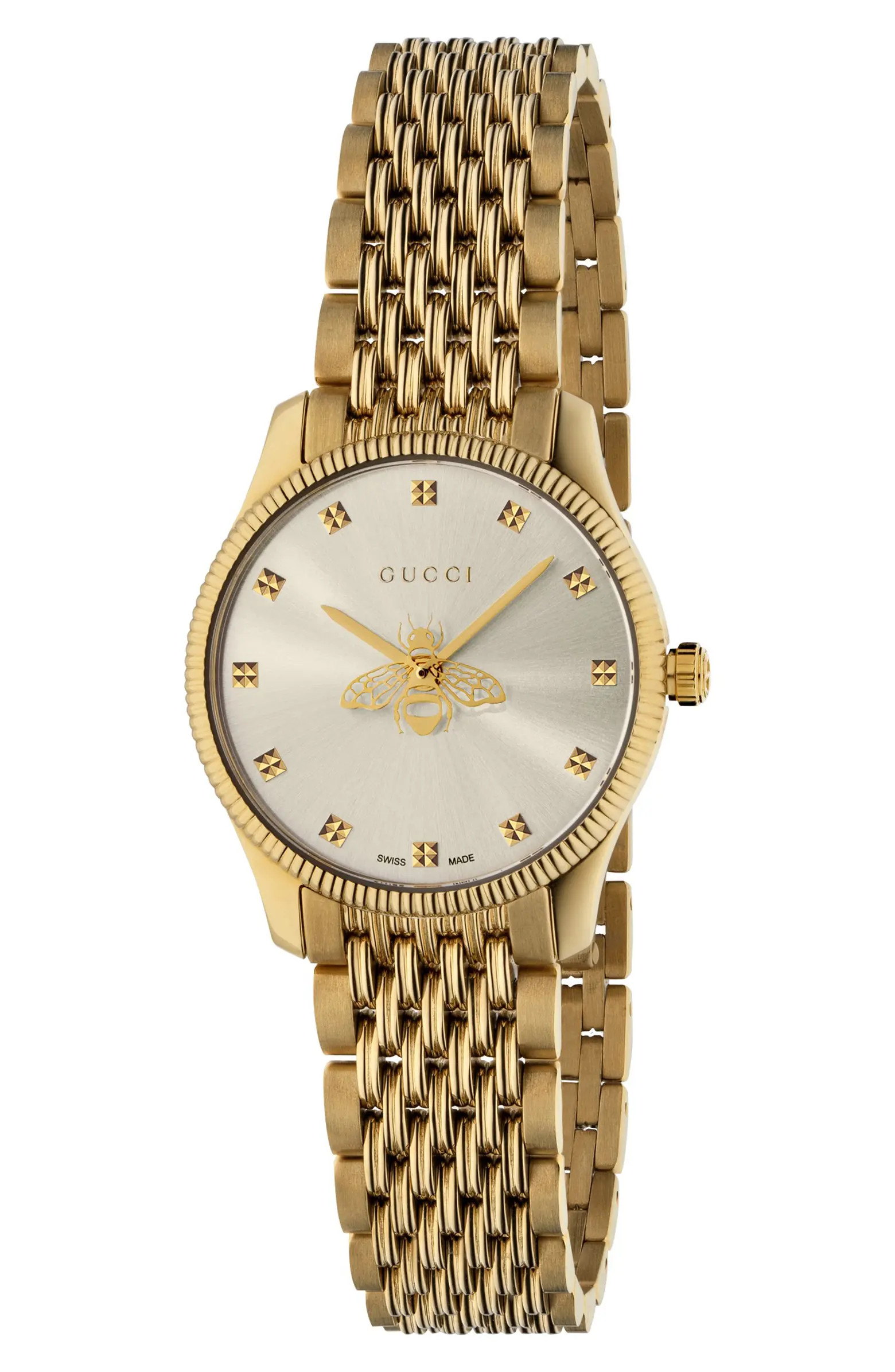 G-Timeless Bee Bracelet Watch, 29mm | Nordstrom