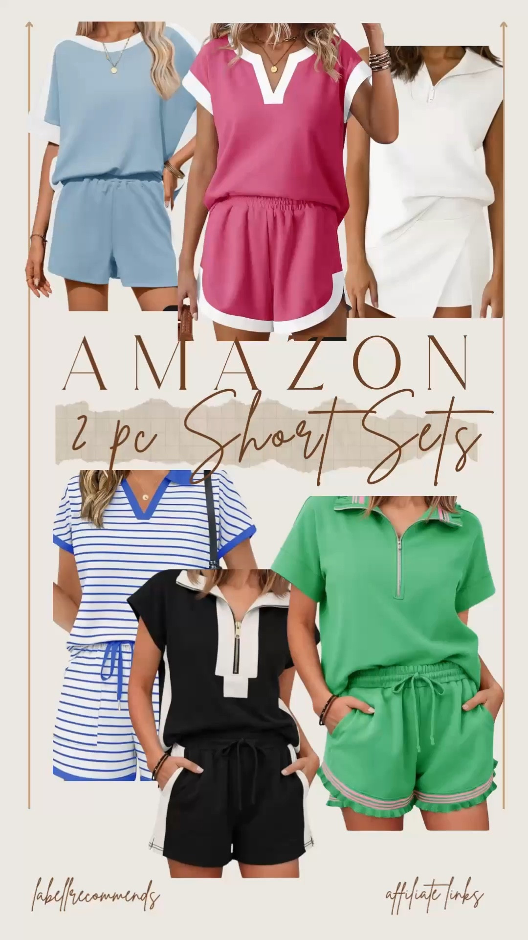 Your summer outfit crisis is officially solved. These Amazon two piece short sets are the effortless matching sets women are reaching for all season long — and yes, most are under $40. Think coordinated shorts sets that take you from morning errands to a beach vacation without missing a beat. Lightweight, breathable fabric, flattering fits for every body type, and styles that work whether you’re 35 or 65. Amazon fashion finds like these are why I’ll never stop sharing my favorite summer outfit ideas with you.

#styleover50 
#shortsets

amazon two piece set, matching shorts set women, summer outfits women over 50, vacation outfits women, amazon fashion finds, coordinated summer set, casual summer style, resort wear, amazon finds under 50, cute summer outfits

#LTKSeasonal #LTKOver40 #LTKMothersDay