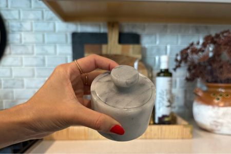 This marble salt cellar from Fox Run Store is a beautiful addition to your counter and convenient to your cooking!

#LTKStyleTip #LTKOver40 #LTKHome