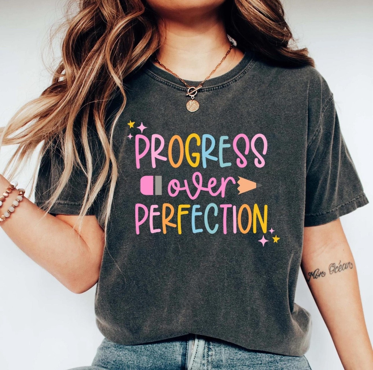 65% off 🎉

Progress Over Perfection Shirt, Teacher Shirts, Back to School Shirt, Gift for Teacher, Teacher Appreciation, Inspirational Teacher Tee

#LTKStyleTip #LTKSaleAlert