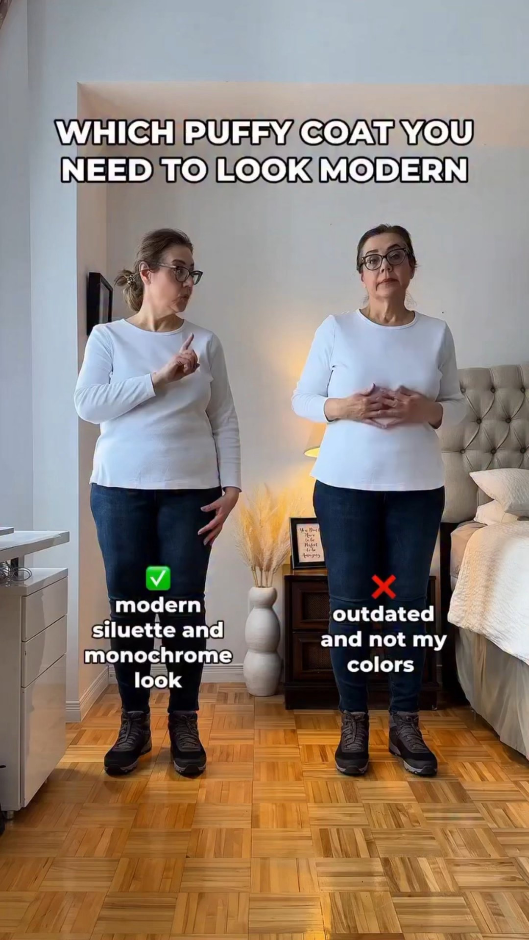 What side are you on? Comment if you like this transformation ⬇️
To shop this post comment SHOP and get the link in your DM.

Save for inspiration and share with a friend who needs this!
Follow for more easy and fun tips and ideas on style and beauty for women over 40.

If you like my content please comment, save and especially share this post - it helps to sustaining my channel!❤️

#LTKstyletip #LTKover50style #LTKwinter