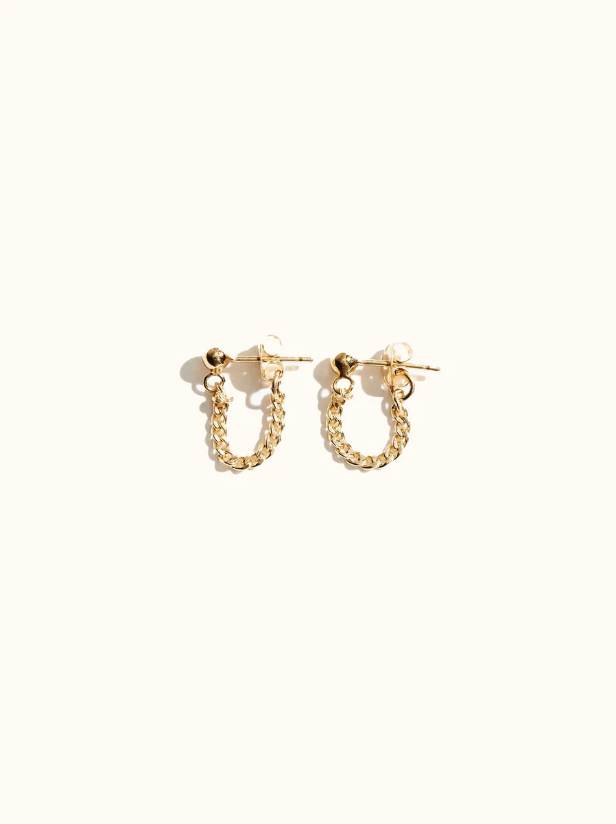 Curb Chain Earrings | ABLE Clothing