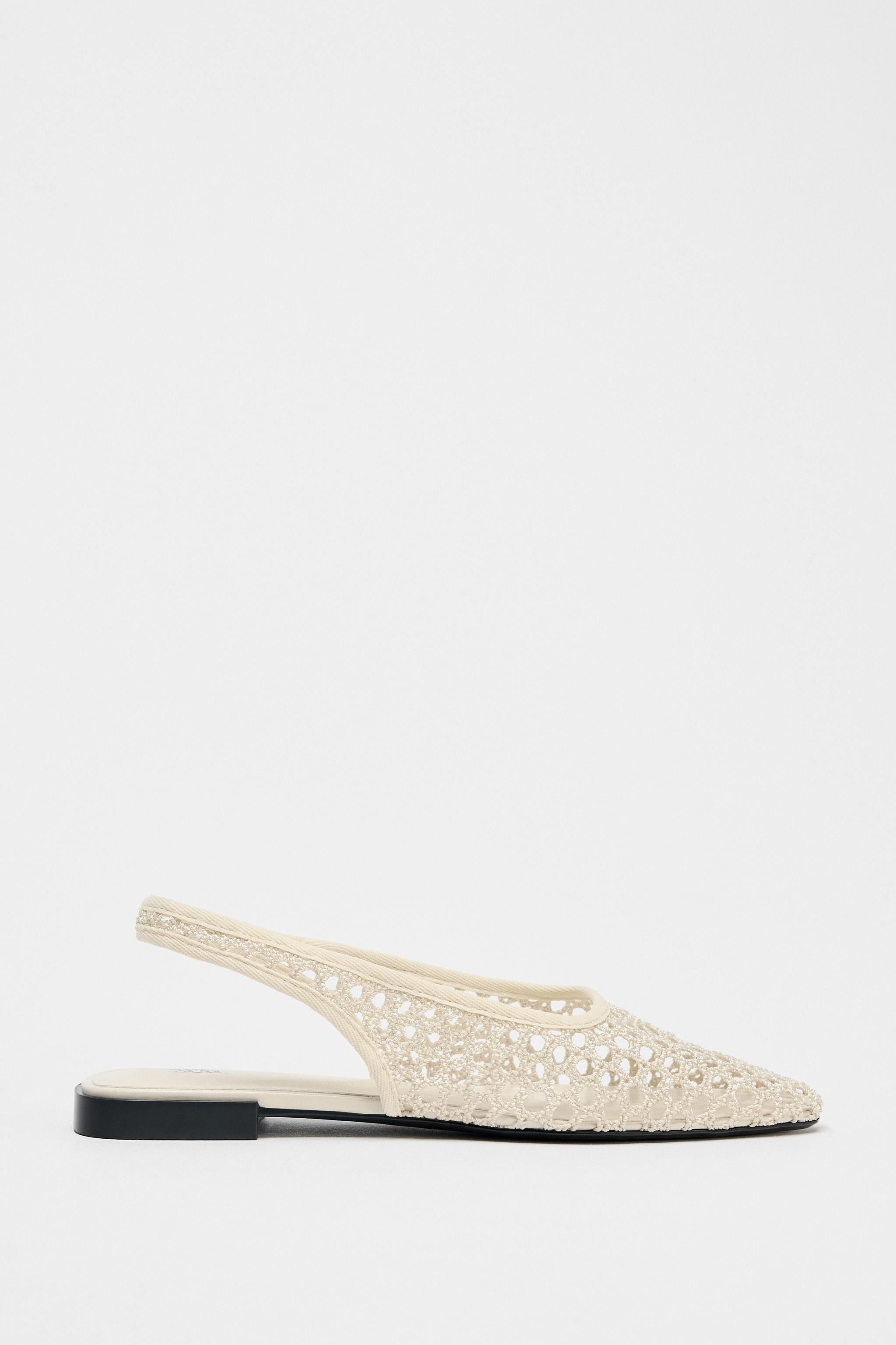 MESH SLINGBACK BALLERINAS | Zara UK