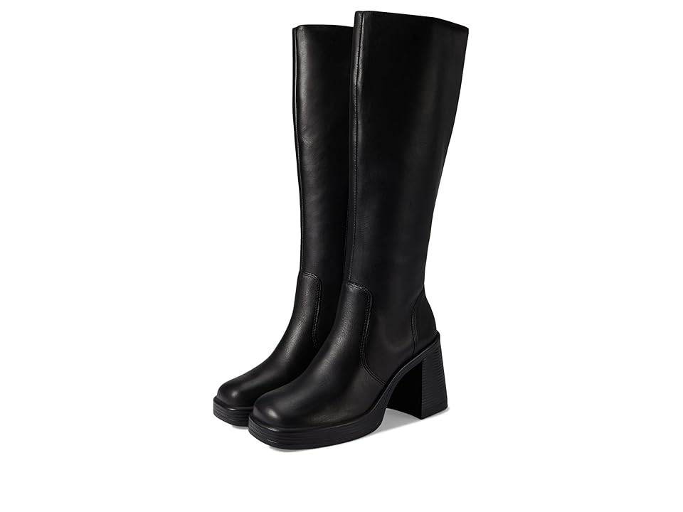 Steve Madden Fanatik Boot (Black Leather) Women's Shoes | Zappos